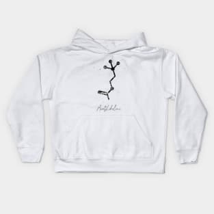 Acetylcholine molecule Kids Hoodie